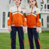 Custom Made Spring Autumn Kindergarten School Uniforms Children Cotton Sportswear Jacket And ant Tracksuit Custom Made School Uniforms