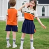 Custom Made Spring Autumn Kindergarten School Uniforms Children Cotton Sportswear Jacket And ant Tracksuit Custom Made School Uniforms