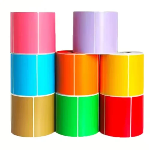 High Quality Custom 4x6 Inch Thermal Stickers Colorful Durable Ready to Ship