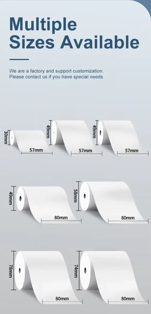 Factory Supply Fascinating Price High Quality Thermal Paper ATM Roll Cash Register Thermal Paper Roll