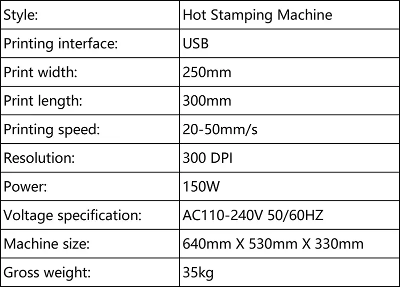 Commercial Grade YUAN-3025 Automatic Flatbed Hot Foil Stamping Machine Digital Gold Foil Printer for Book Covers and Packaging