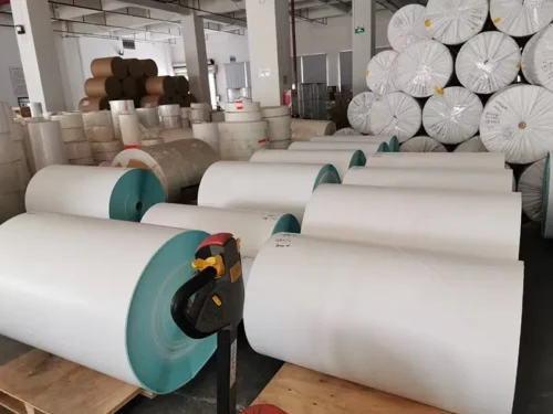 Large Thermal Paper Roll Extra Length High Sensitivity HD Print POS Receipt Paper Barcode Label Paper for Logistics