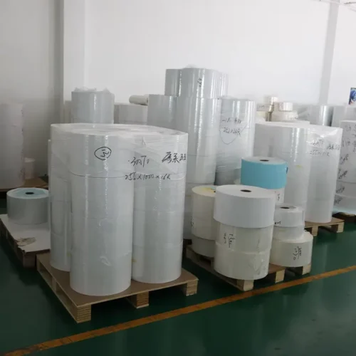 Large Thermal Paper Roll Extra Length High Sensitivity HD Print POS Receipt Paper Barcode Label Paper for Logistics
