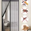 Magnetic Screen Door - Fit for Door Size:36 x 82 Inch Screen Itself Size:38 x83 Inch Hands Free Mesh Partition Heavy Duty Curtain Keeps Bugs Out Frame Hook & Loop Pet and Kid Friendly