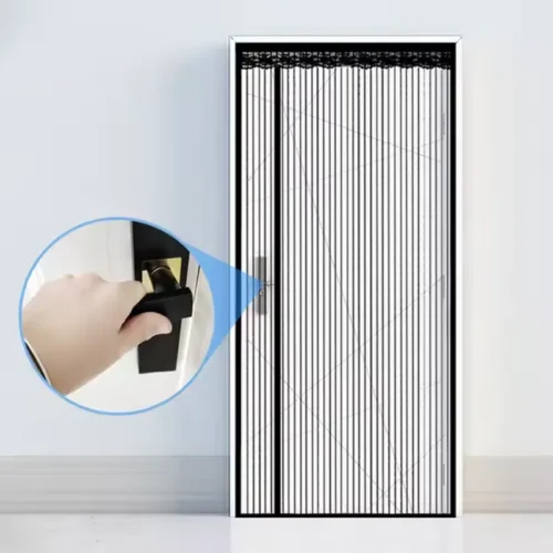 Size 90cm x 210cm Magnetic Mosquito Net Door – Easy Install Hands-Free Screen for Front Patio and Balcony Mosquito Net Door