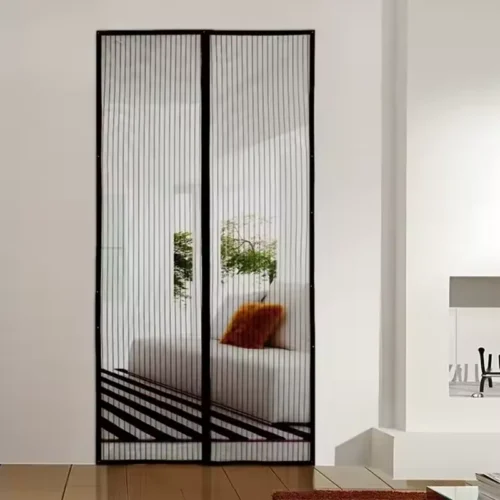 Pet Friendly Screen Door2025-5-9-00 (2) Hot Selling Size 90cm x 210cm Magnetic Self Closing Mesh Door Pet Friendly Screen Door Fly Screen with Ventilation for Home Apartment RV or Cabin Entryways