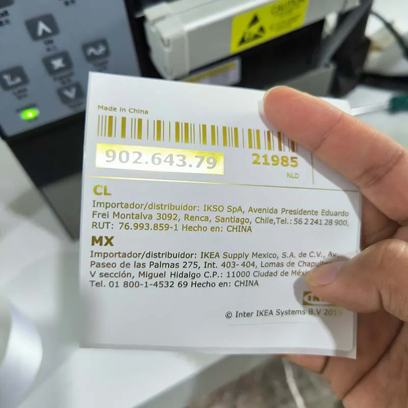 Gold Thermal Transfer Ribbon