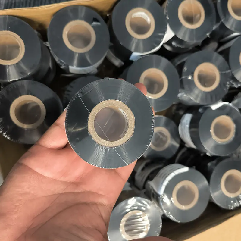 wax-resin ribbon for clothing labels