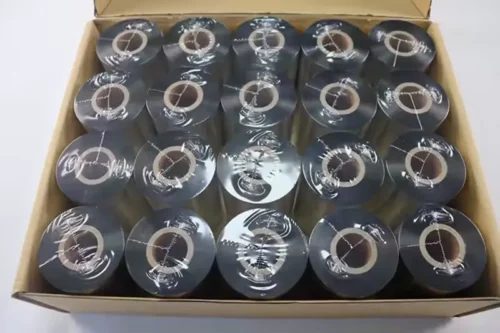 Thermal Transfer Ribbon Roll for Label Printing – 110mm x 300m, Wax-Resin Compatible