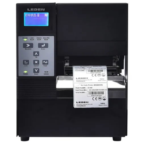 High-Speed 300 DPI Industrial Barcode Printer with Built-in RFID Encoding for Warehouse & Logistics