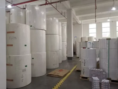 Wholesale Jumbo Copy Paper Rolls – 70/75/80gsm, 1055mm x 6000m for Offset Printing & Office Use