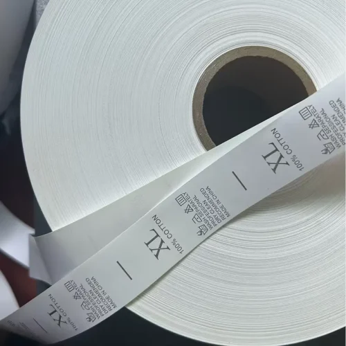 Nylon Taffeta Label Ribbon – Printable Wash Care Material for Garment Labels