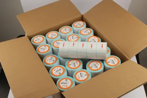 Custom Size Thermal Paper Labels – Blank Direct Thermal Rolls for Industrial Use