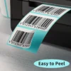 Custom Size Thermal Paper Labels – Blank Direct Thermal Rolls for Industrial Use