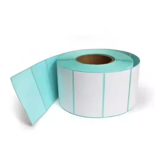 Custom Size Thermal Paper Labels – Blank Direct Thermal Rolls for Industrial Use