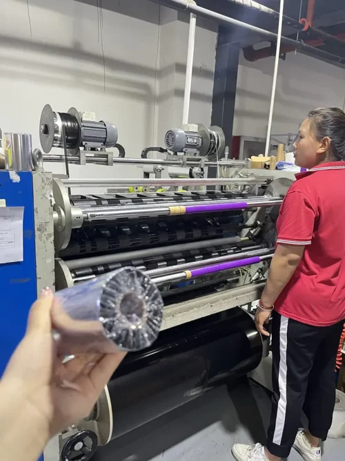 Wax Ribbon for Barcode Printers – Sharp Print Quality for Paper Labels