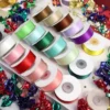 Polyester Satin Ribbon Roll – Shiny, Durable Trim for Crafts, Gifts & Decorations