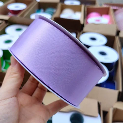Decorative Polyester Satin Tape – Soft, Bright Ribbon for Florals & Packaging