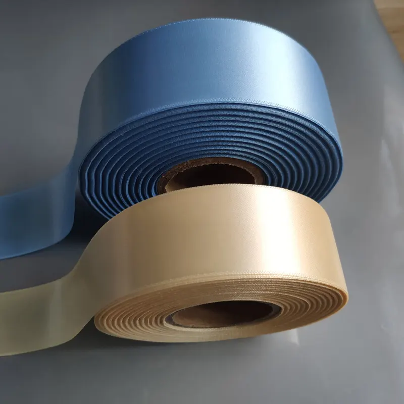 Custom Dyed Polyester Satin Ribbon
