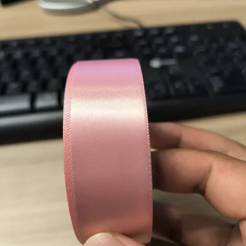 Custom Dyed Polyester Satin Ribbon – High Quality Material for Logo Printing