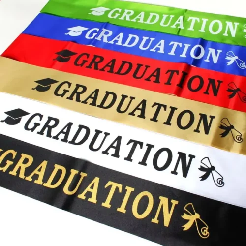 Satin Graduation Ribbon – Personalized Award & Celebration Sash
