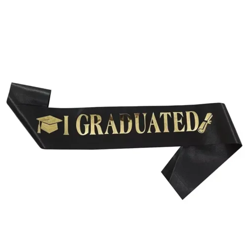 Satin Graduation Ribbon – Personalized Award & Celebration Sash
