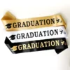 Graduation Sash – Satin Ribbon Sash for School Ceremony & Events