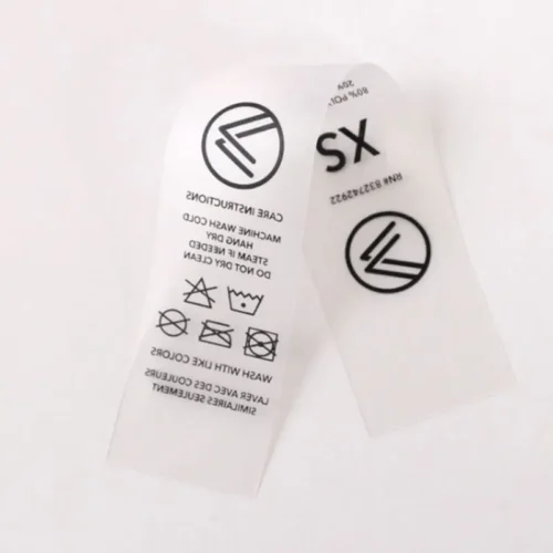 Semi-Transparent TPU Garment Label