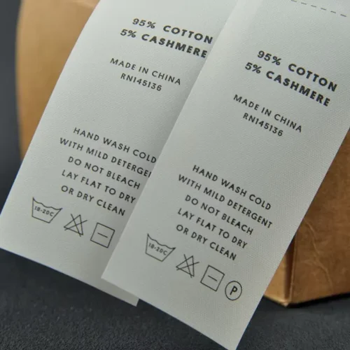 Eco-friendly Removable Care Labels – Easy-tear Wash Labels for Kidswear & Underwear