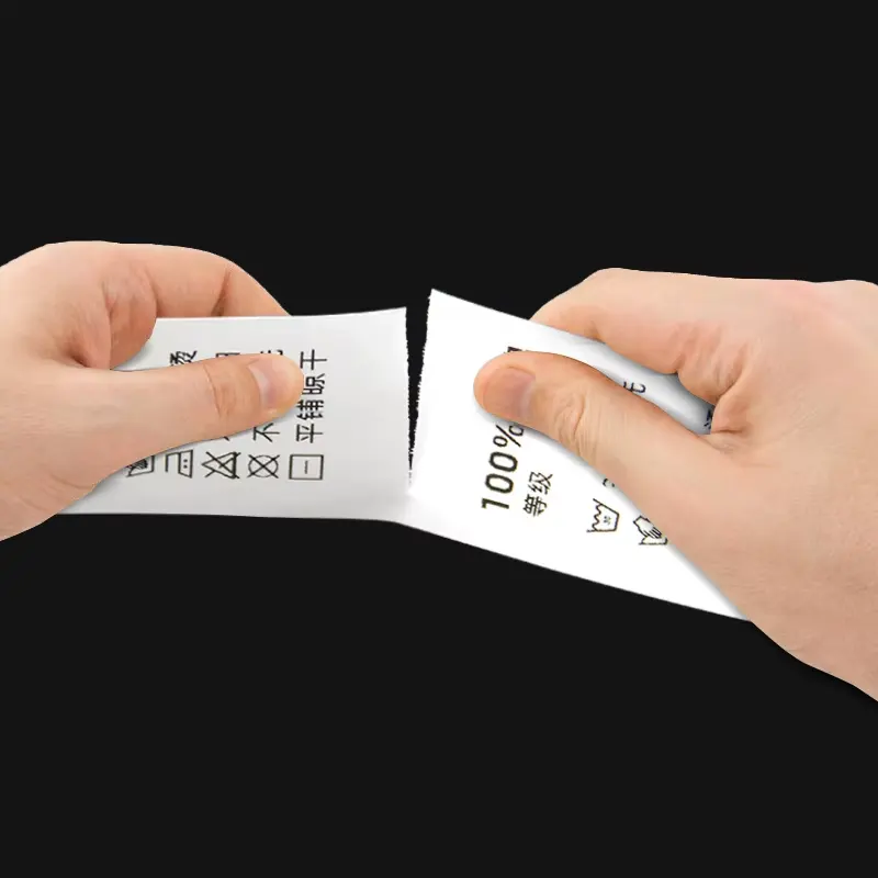 Removable Care Labels