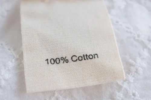 Organic Cotton Label Material for Sustainable Fashion