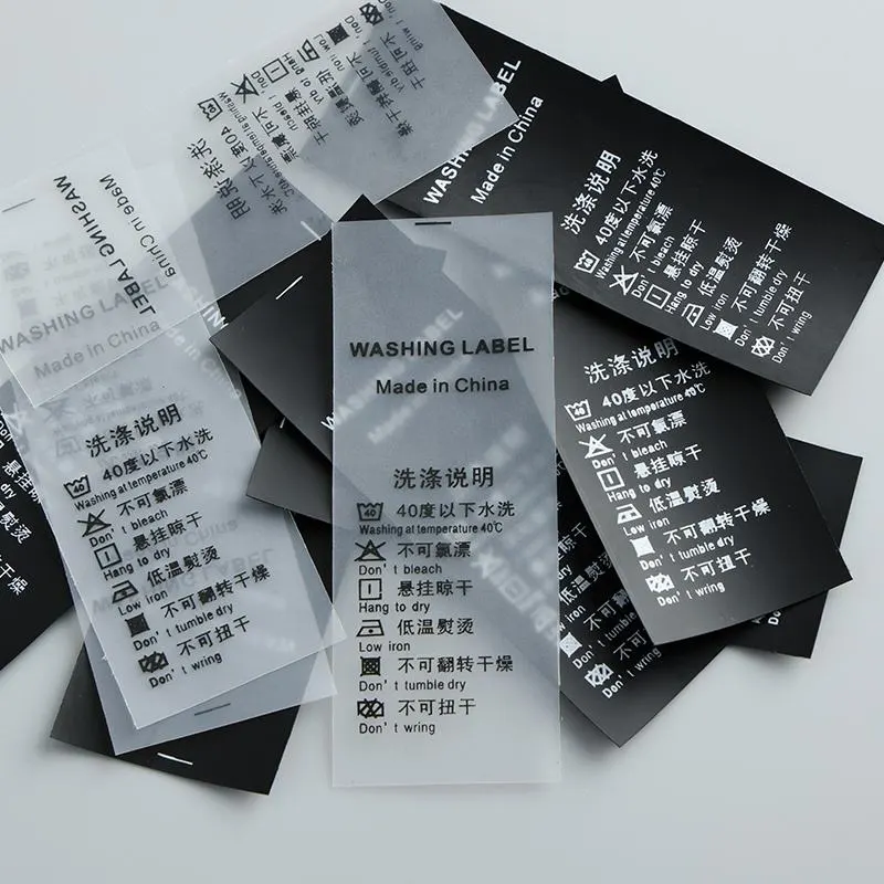 Matte TPU Care Label
